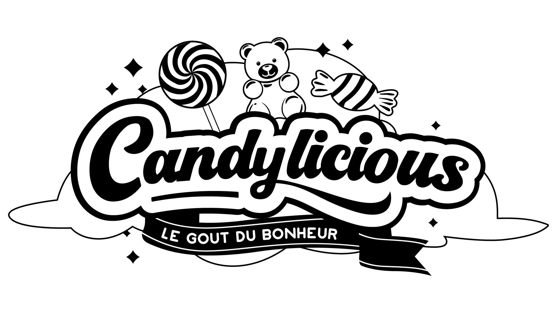 Candylicious Logo BW