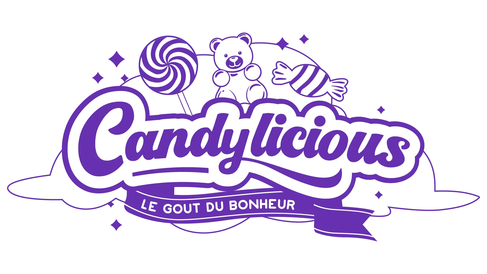 Candylicious Logo Purple